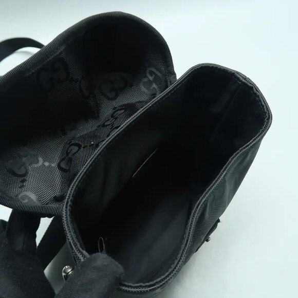GUCCI Black Cloth Shoulder Bag 719-020725 - Picture 10 of 12